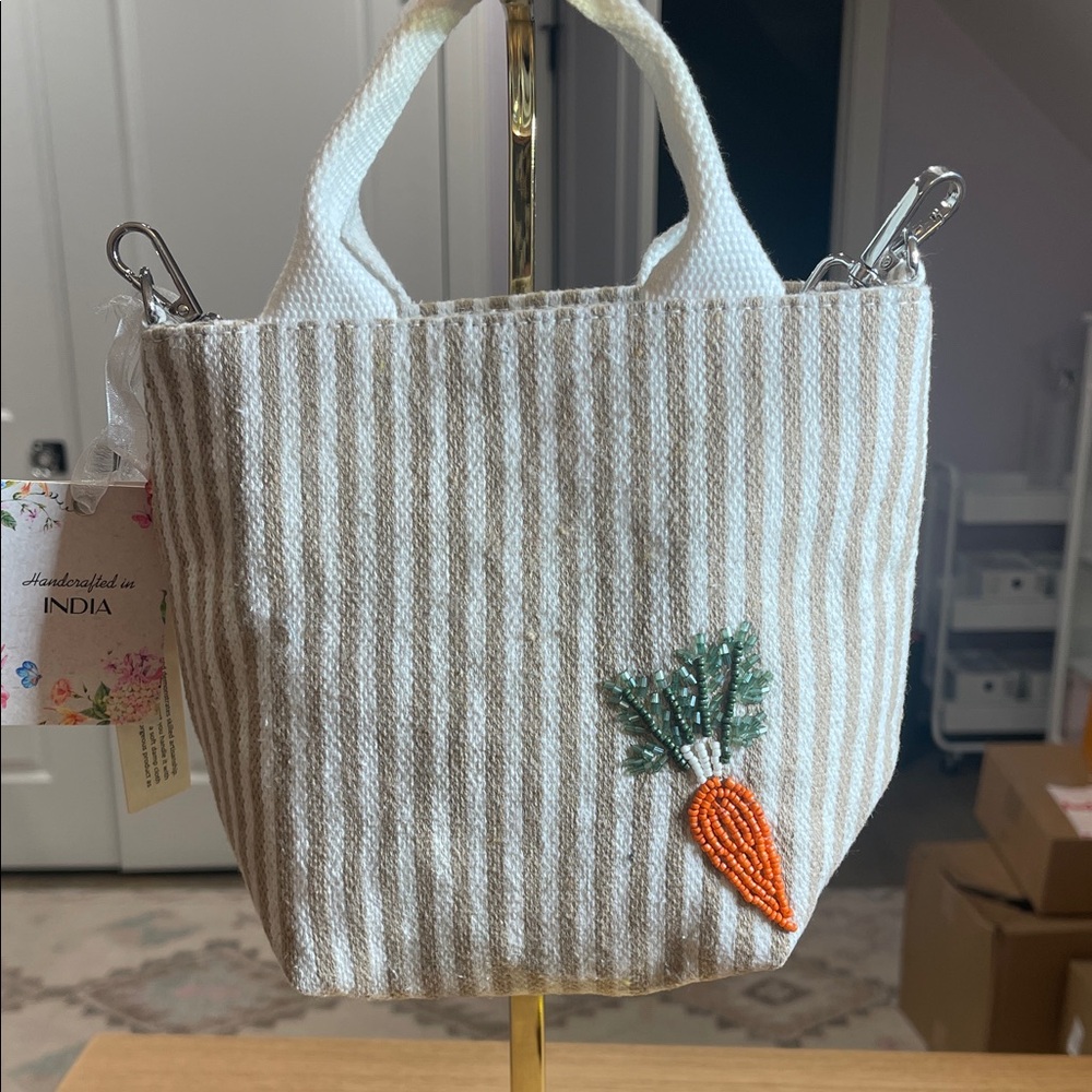 Embroidered Vegetable Pattern Tote Bag - image 2